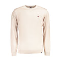 Beige Cotton Men's Sweater