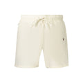 Beige Polyester Men's Short