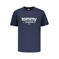 Blue Cotton Men's T-Shirt