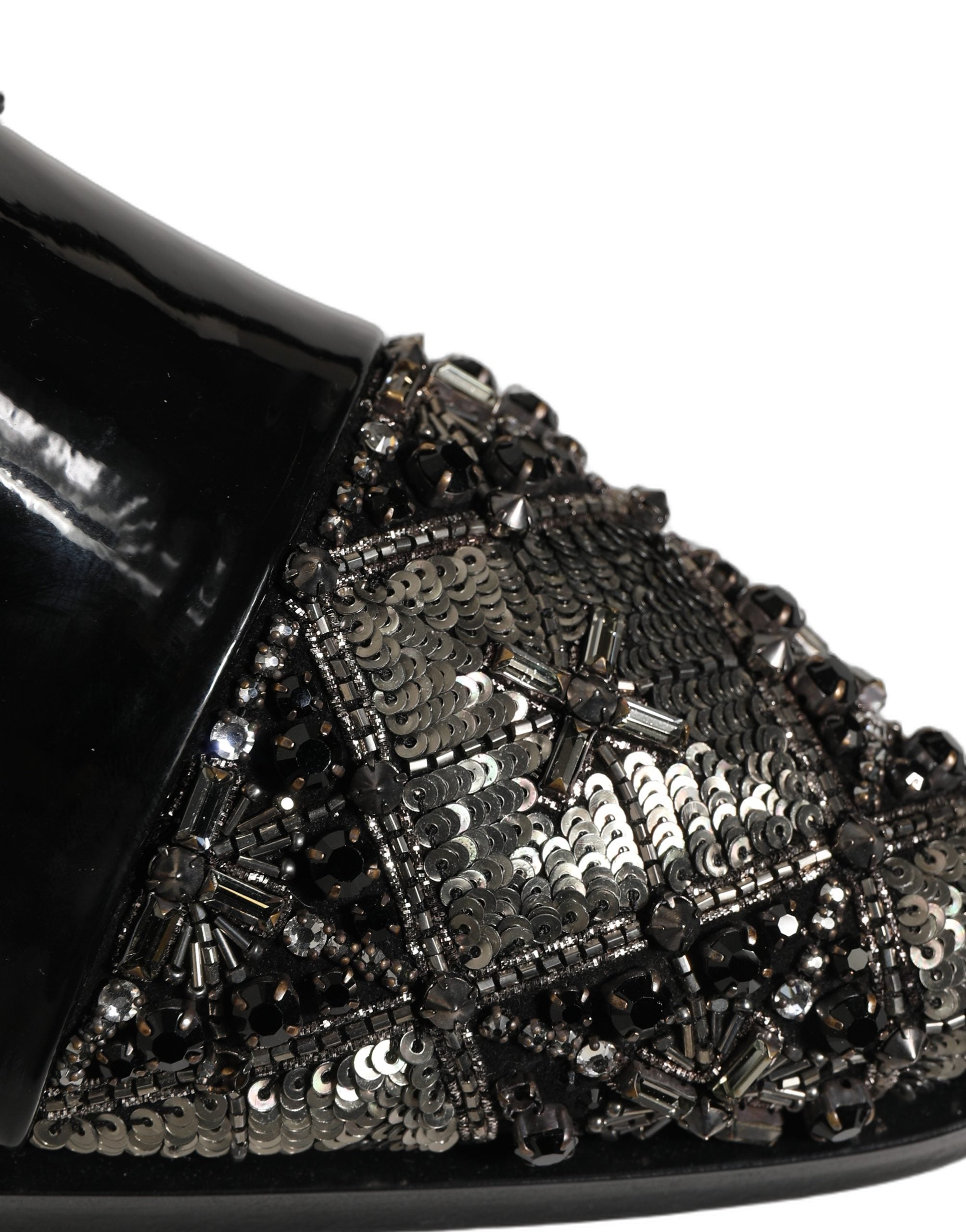Black Embellished Men Derby Dress Formal Shoes