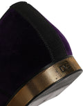 Violet Suede Embellished Derby Dress Shoes