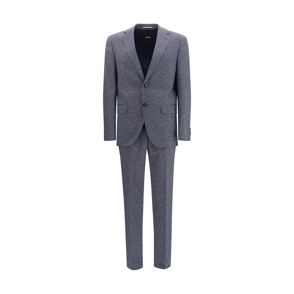 Blue Viscose Two-Piece Suit