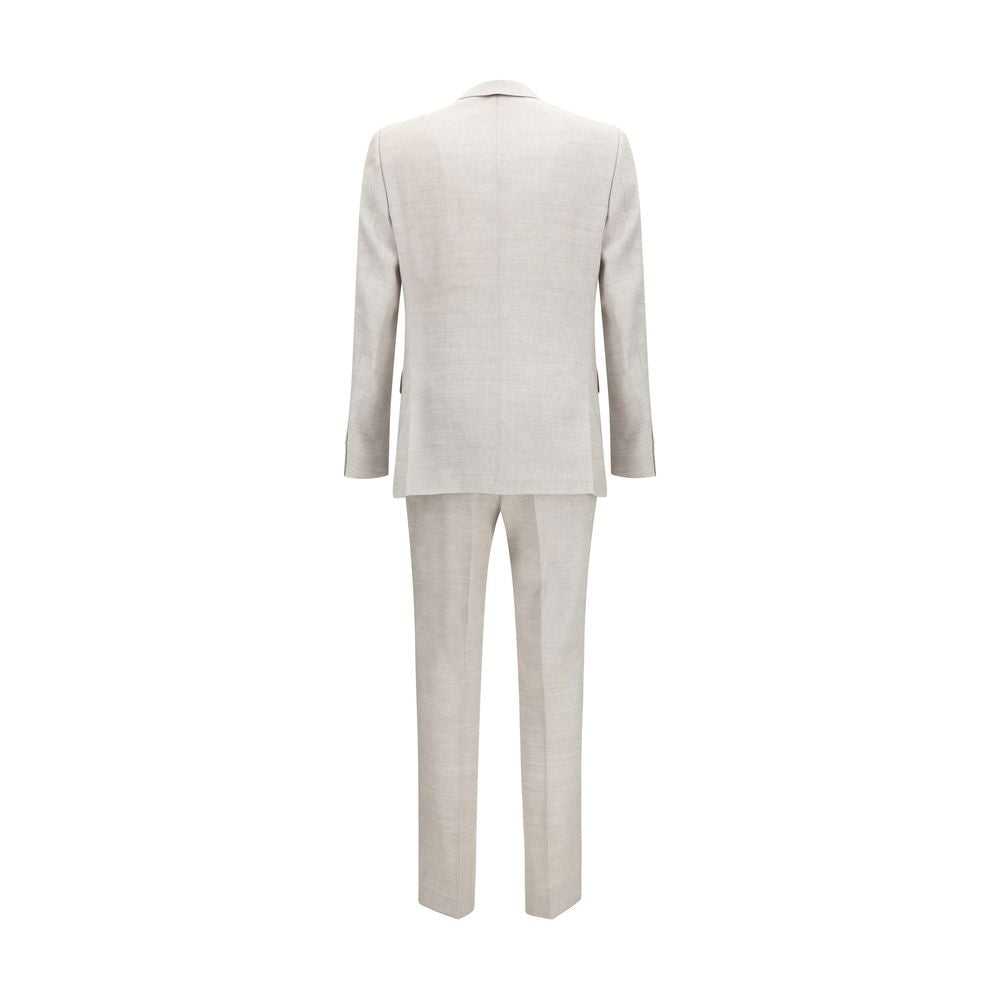 Gray Linen Two-Piece Suit