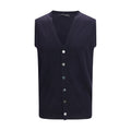 Blue Wool Oves Aries Sleeveles Sweater