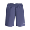 Blue Polyester Men's Swim Boxer