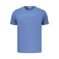 Blue Cotton Men's T-Shirt