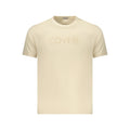 Beige Cotton Mens T-Shirt