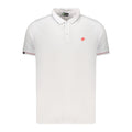 White Polyester Men's Polo Shirt