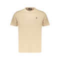 Beige Cotton Men's T-Shirt