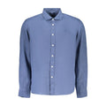 Blue Linen Men's Shirt