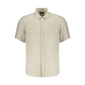 Beige Linen Men's Shirt