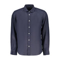 Blue Linen Men's Shirt