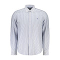 Blue Cotton Men's Shirt