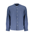Blue Linen Mens Shirt