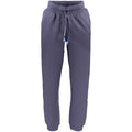 Blue Cotton Men Trouser