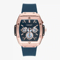 Blue Synthetic Dress Watch