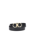Black Calf Leather Bos Taurus Belt