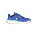 Blue Polyurethane Men's Sneaker