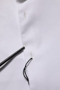 White Cotton MARTINI Sleeveless Men Dress Shirt