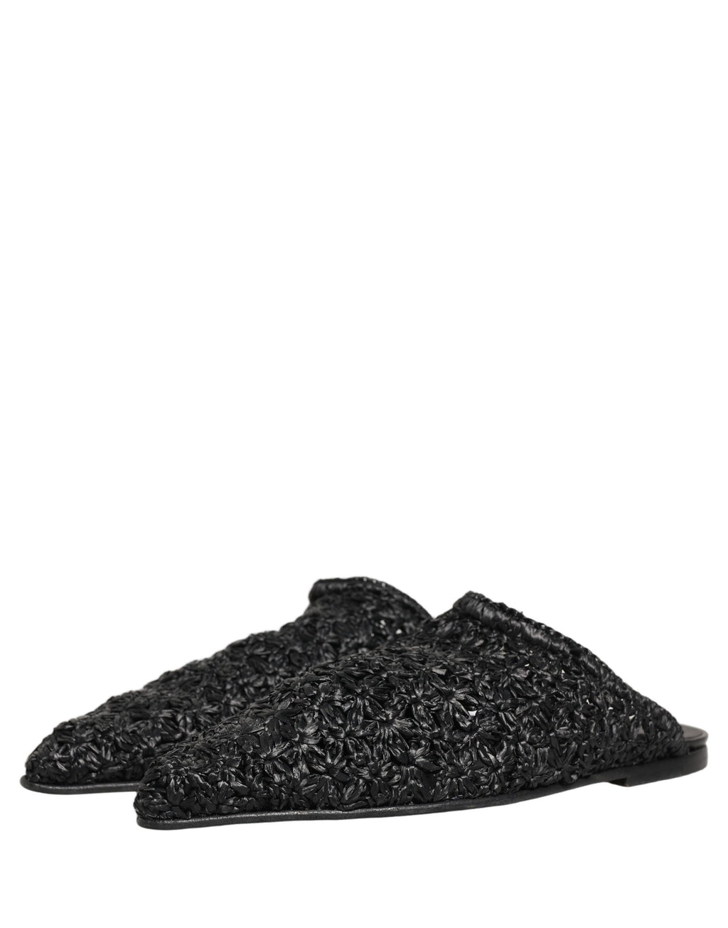 Black Mules Slides Slippers Men Flats Shoes