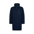 Blue Polyester Coat