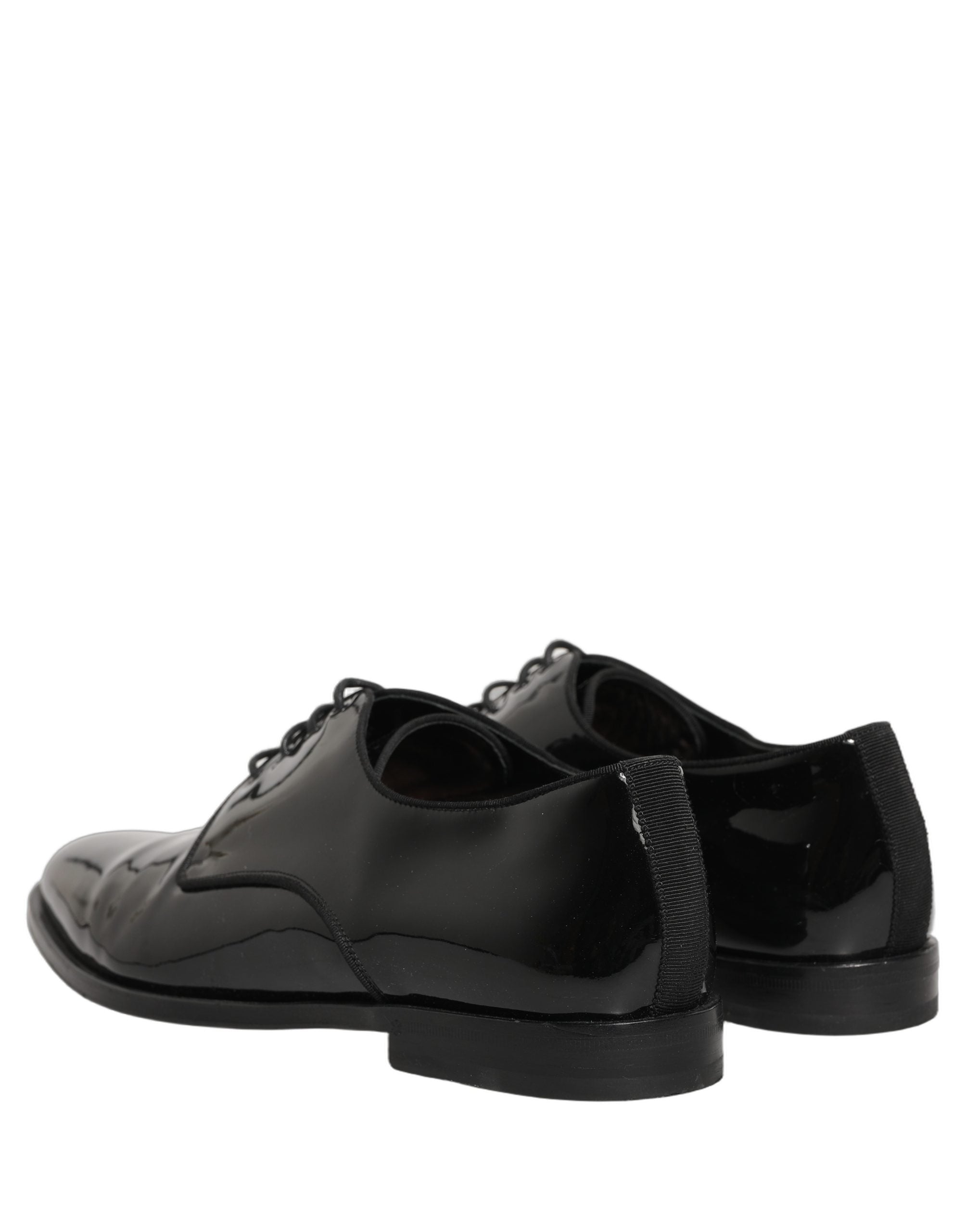 Black Leather Men Derby Dress Formal Shoes