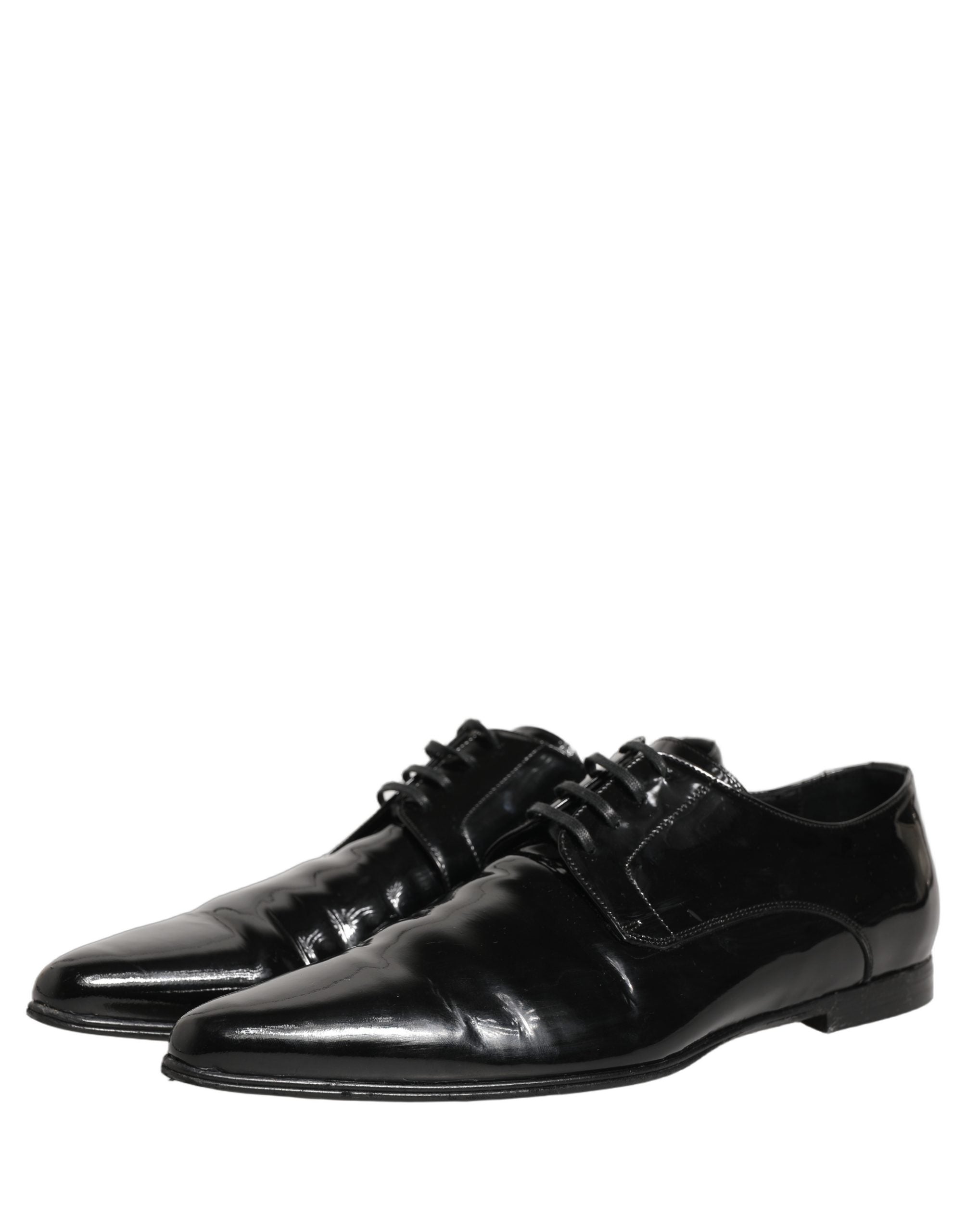 Black Leather Derby Dress Men Formal Shoes