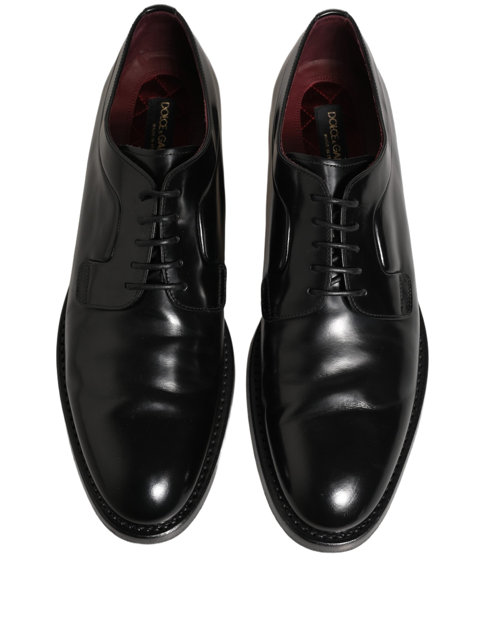 Black Leather Derby Dress Men Formal Shoes