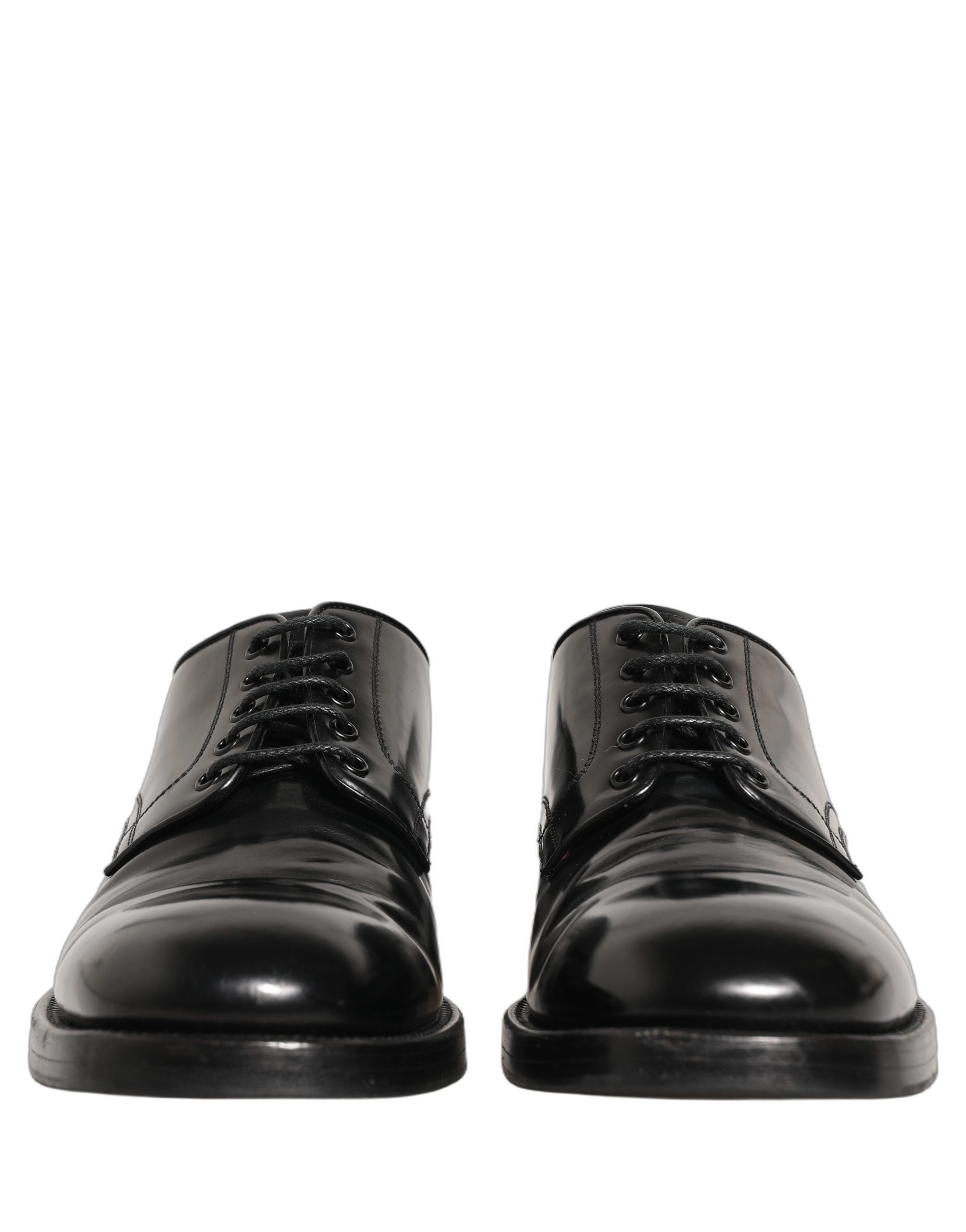 Black Leather Derby Dress Men Formal Shoes