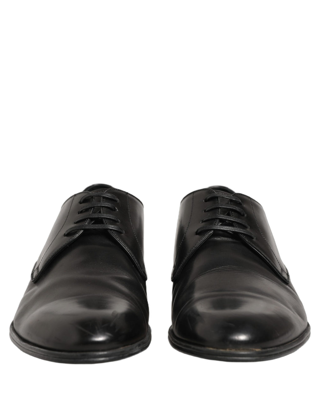 Dress Black Leather Lace Up Derby Shoes