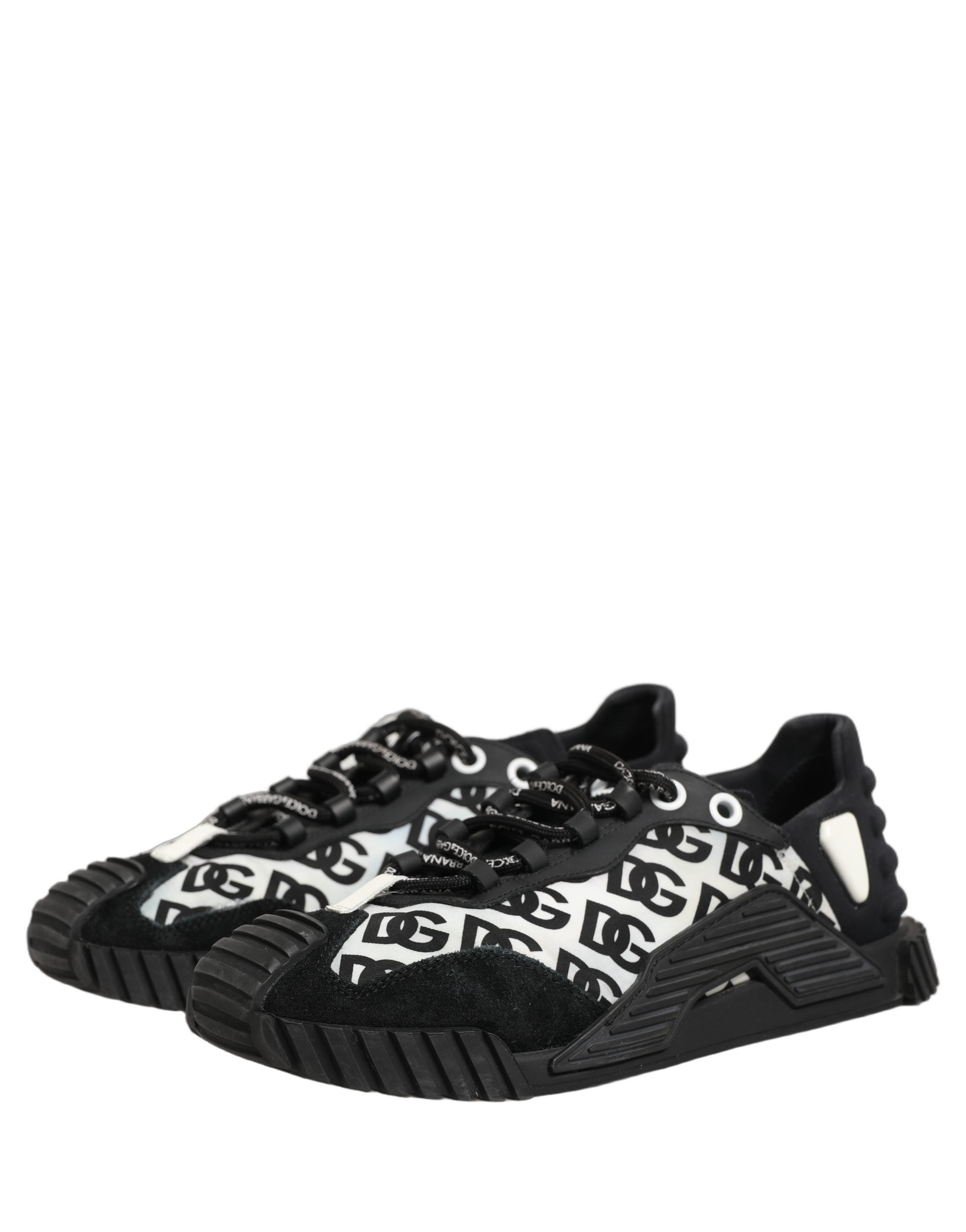 Black Logo Lace Up Low Top NS1 Men Sneakers Shoes