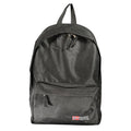 Black Polyester Men's Backpack