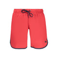 Rosso Polyamide Men's Swim Shorts