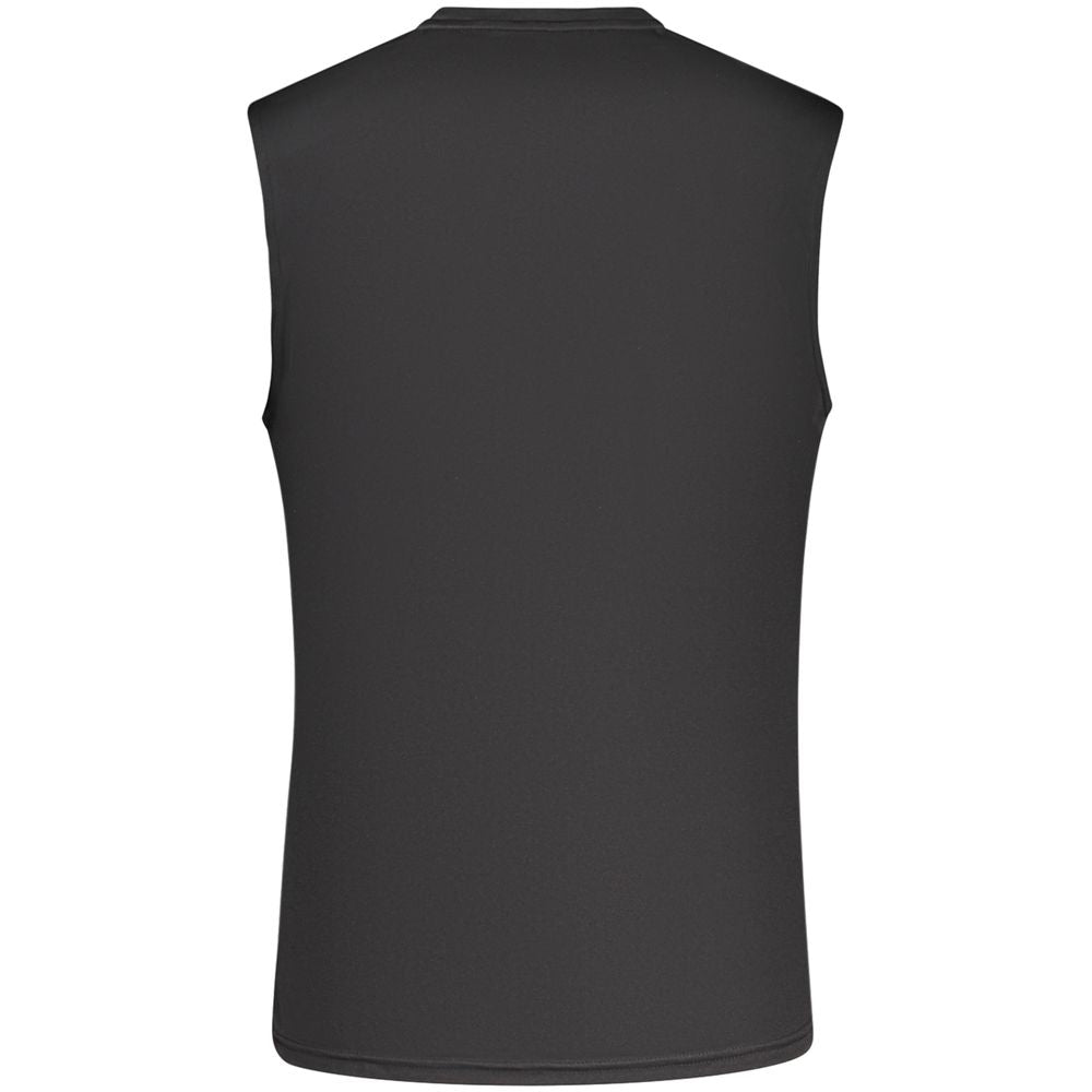 Black Polyester Men's Tank Top