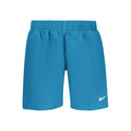 Blue Polyester Men's Swimwear