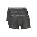 Black Polyester Men's Boxer