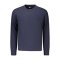 Blue Cotton Mens Knitwear