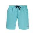 Azzurro Polyester Men's Swimwear