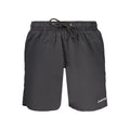 Black Polyamide Men's Swimwear