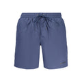 Blue Poliammide Men's Swimshorts