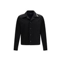 Black Cotton Full-Length Jacket