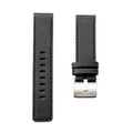 Black Leather Dress Watch