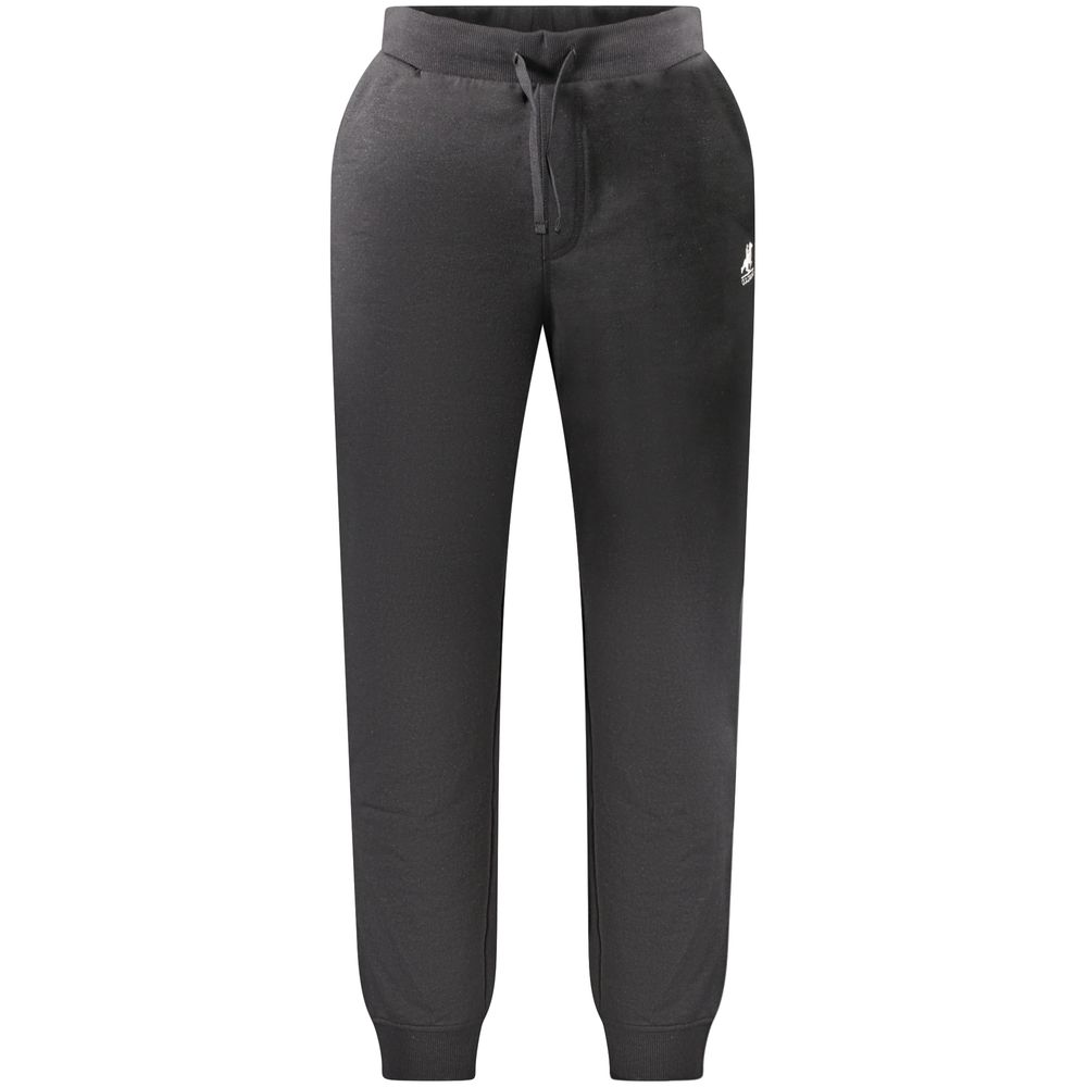 Black Cotton Men's Trouser