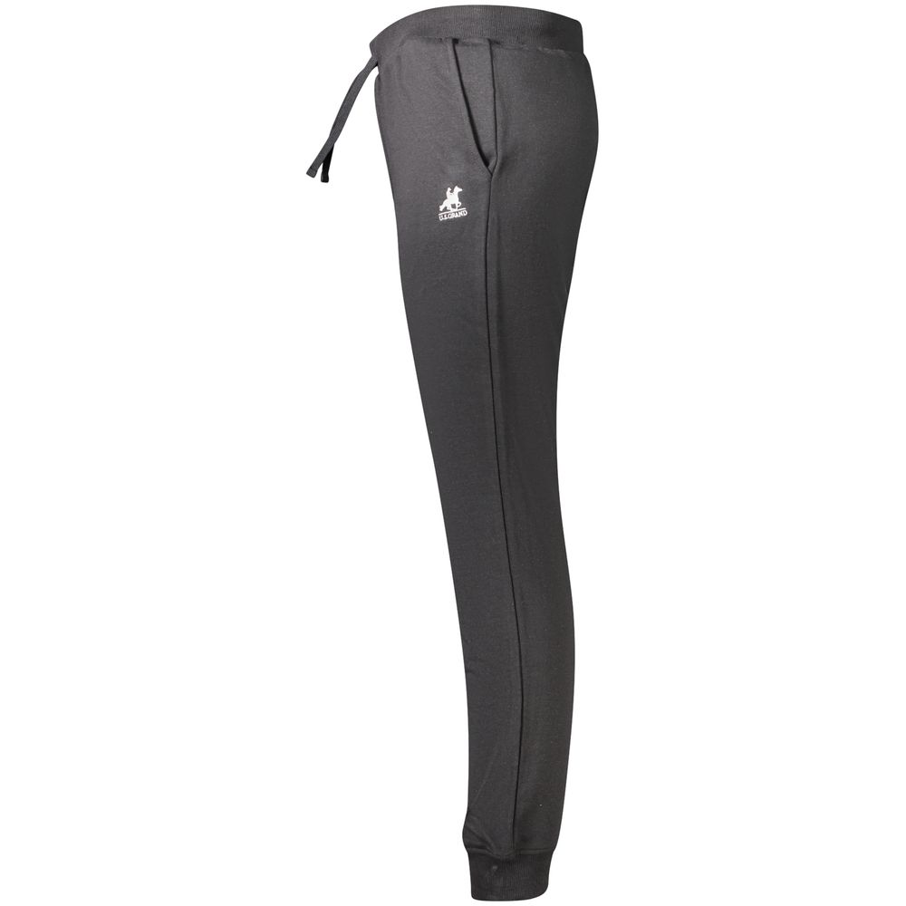 Black Cotton Men's Trouser