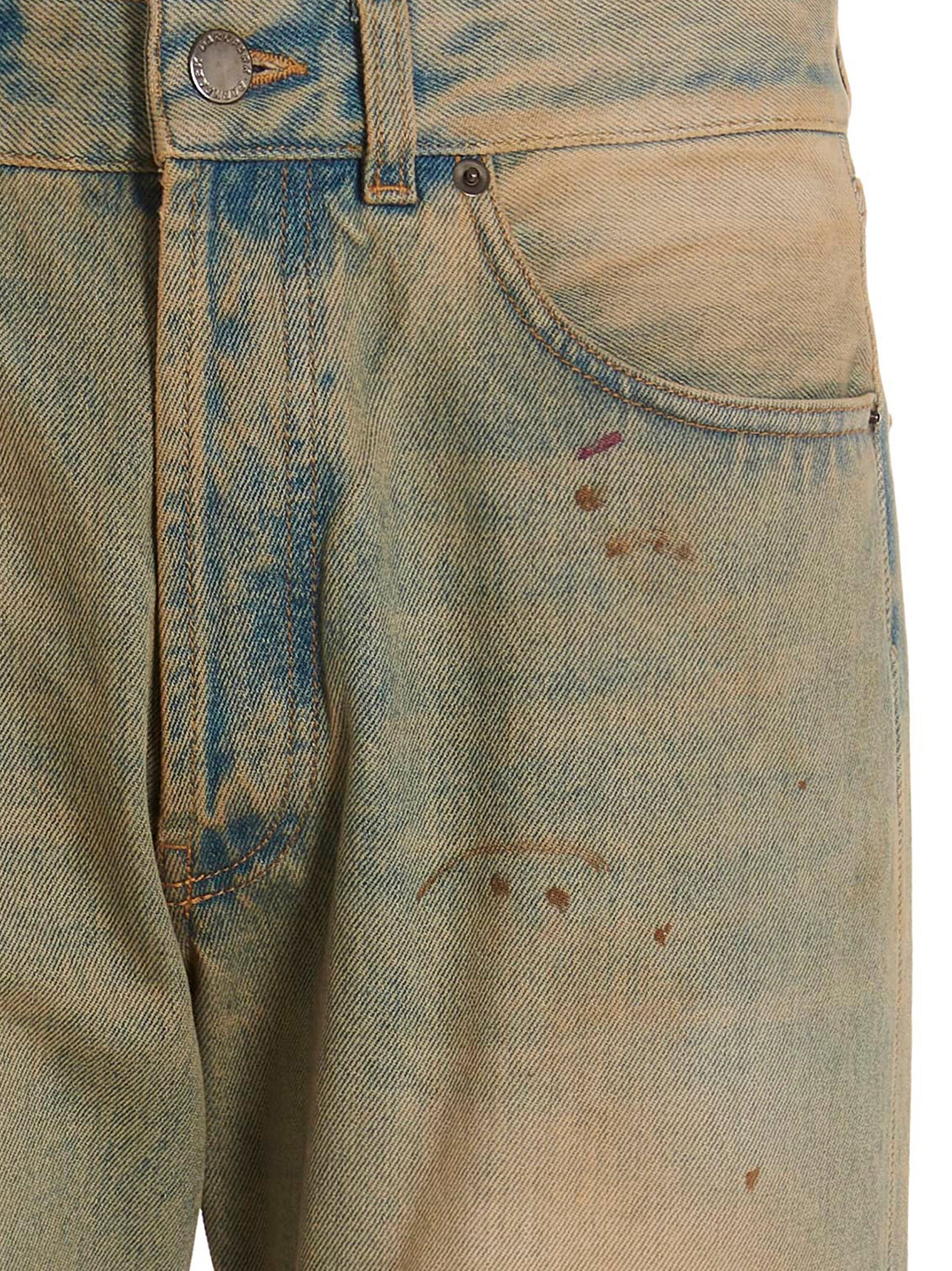 Blue Cotton Jeans Denim