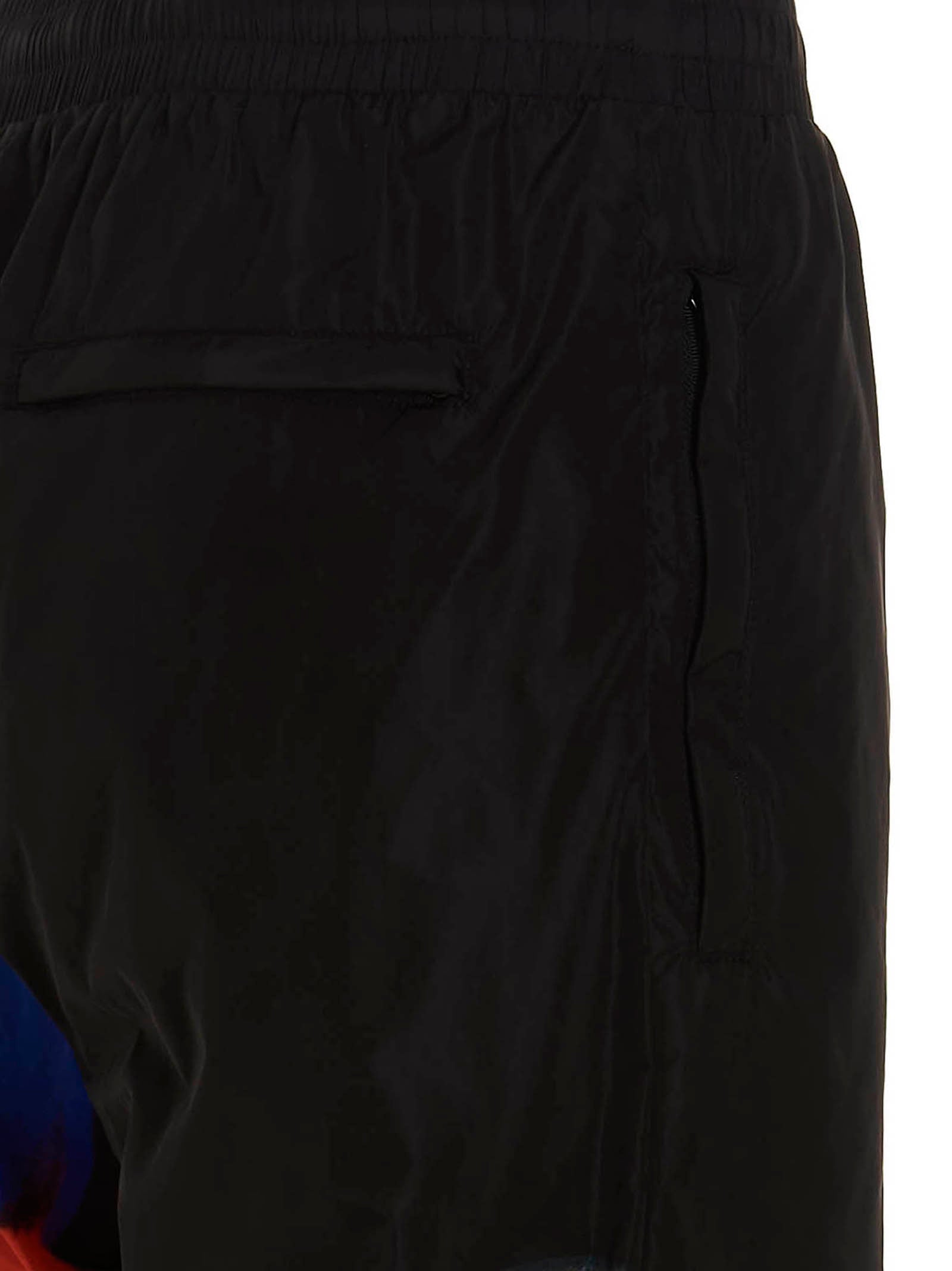 Black Polyamide Athletic Pants