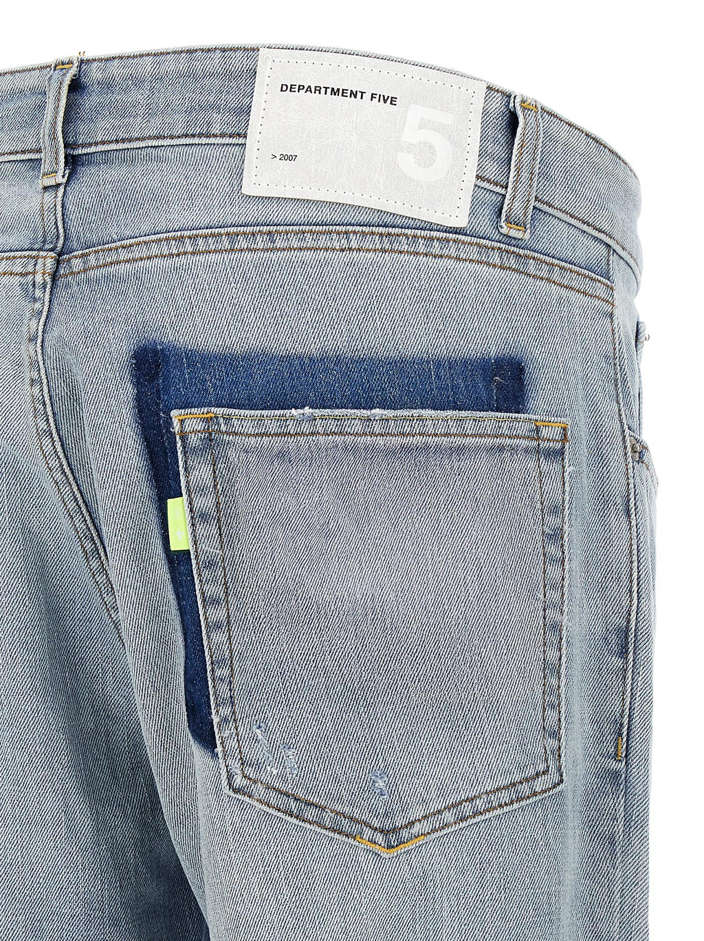 Blue Cotton Slim Fit Jeans