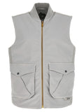 Gray Cotton Sleeveless Jacket