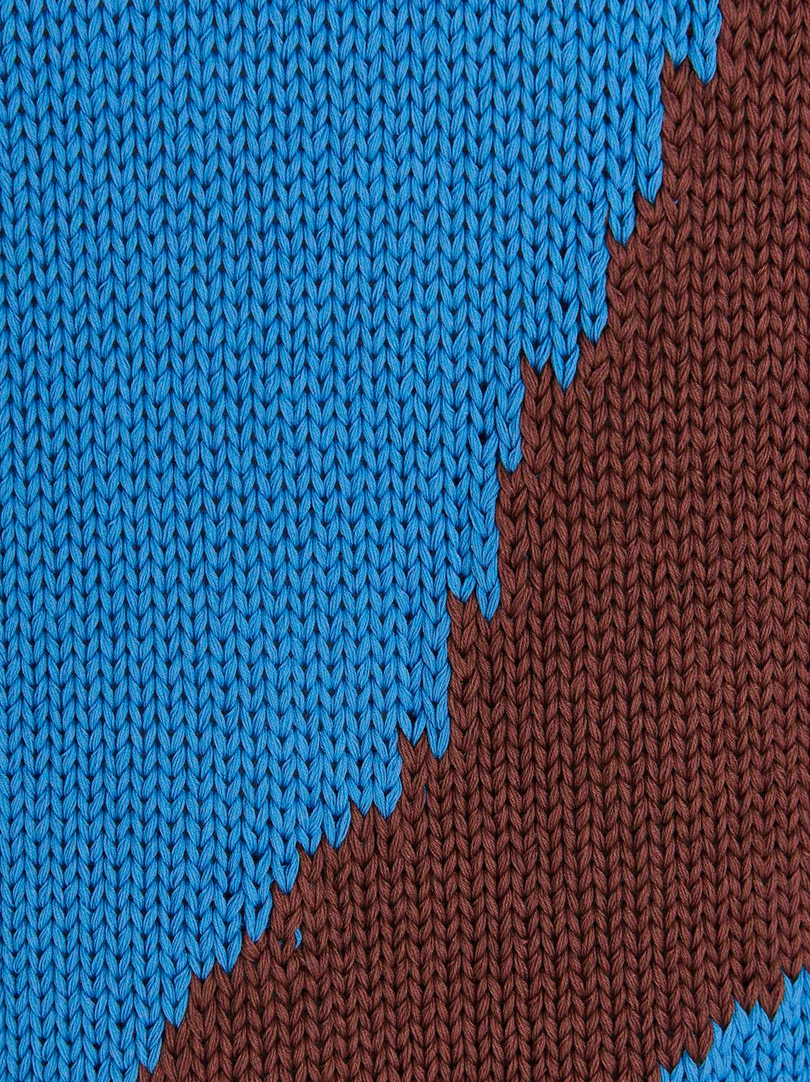 Multicolor Cotton Sleeveles Sweater