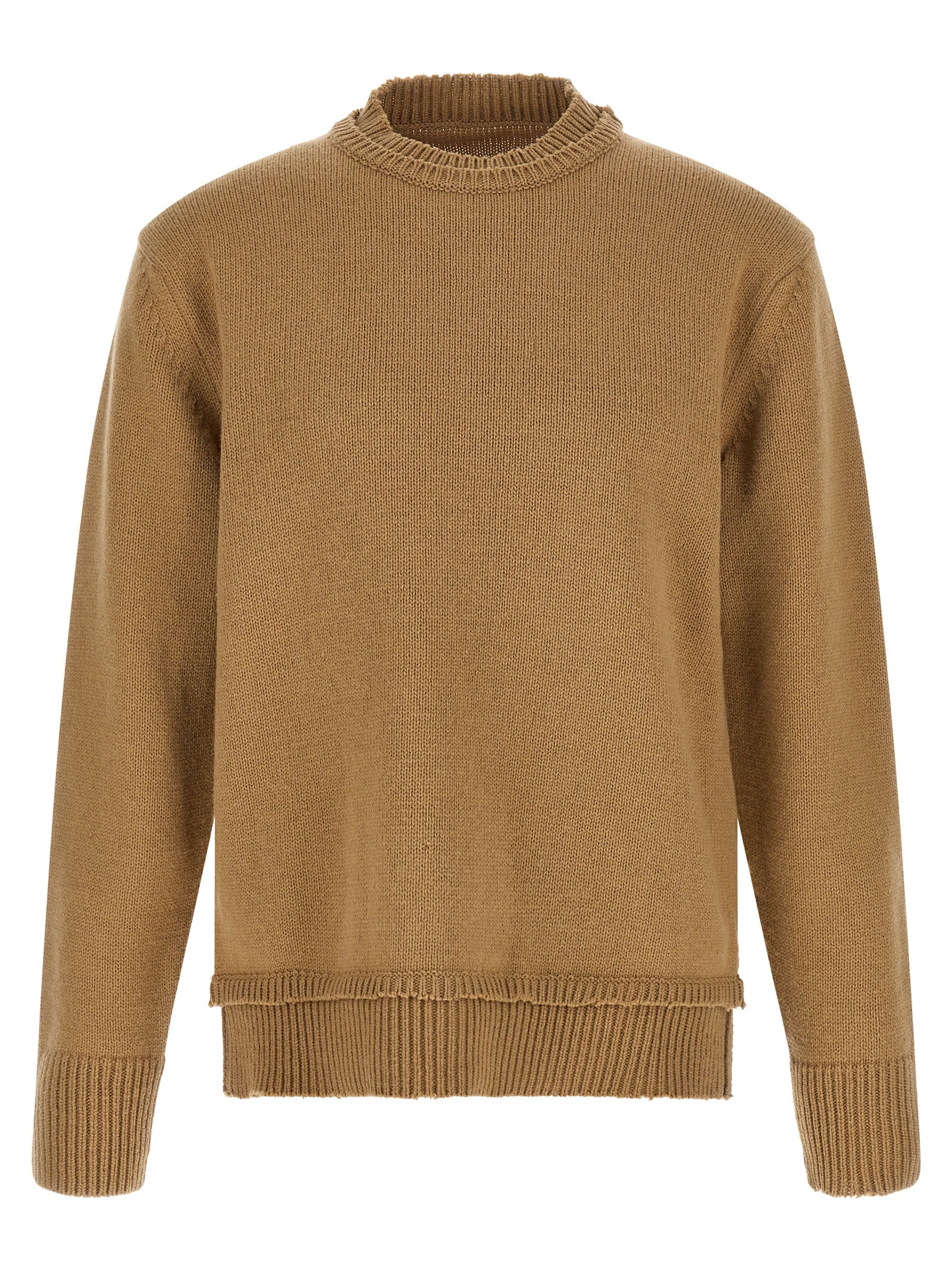 Beige Wool Cardigan